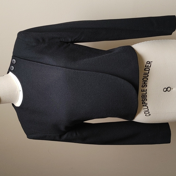 Vintage Jackets & Blazers - Vtg Prophecy Black Crepe Wool Jacket